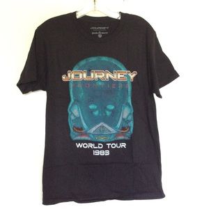 Journey Frontiers World Tour 1983 Rock Band Tee